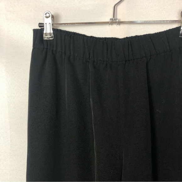 Everlane Black Japanese Geoweave Zip Hem Dress Casual Pants 10 - Picture 4 of 5